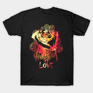 Love - Autumn Roses T-Shirt